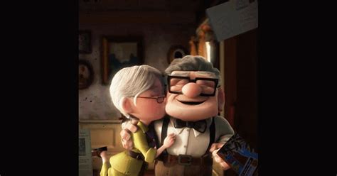 ellie and carl up 38 of the best disney kisses of all