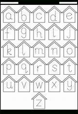 Tracing Lowercase Tracinglettersworksheets sketch template