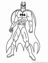 Coloring Pages Superhero sketch template