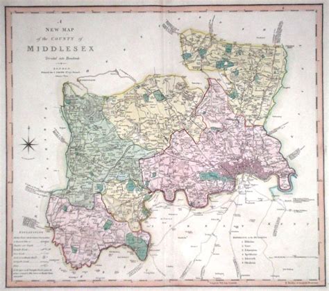Antique Maps Of Middlesex