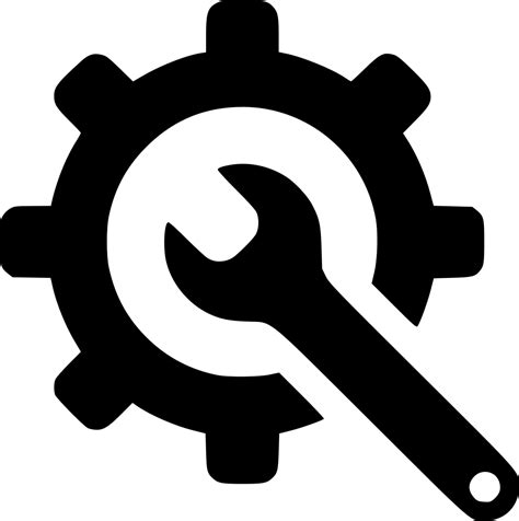 support wrench  tools repair fix gear svg png icon