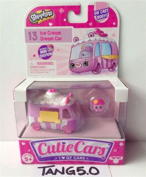 shopkins  ice cream dream die cast cutie cars van  mini