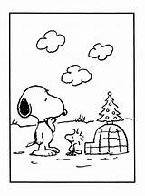 Snoopy Christmas Coloring Pages Printable Color Getcolorings Col Colorings sketch template