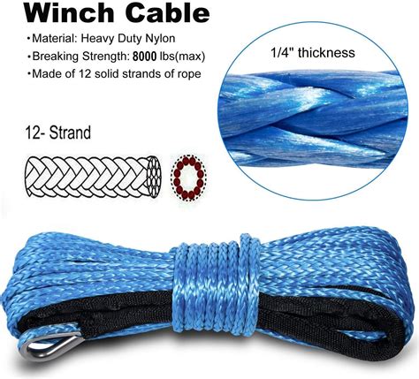 synthetic winch ropes   complete review winch central