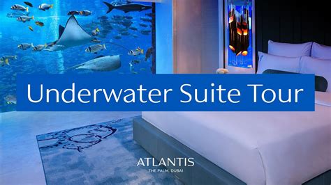 underwater suite  atlantis  palm youtube