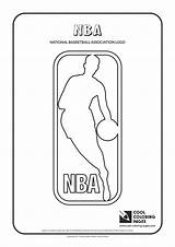 Nba Coloring Pages Logo Basketball Cool Logos Jersey Teams Association Team National Color Template Educational Activities Kids sketch template