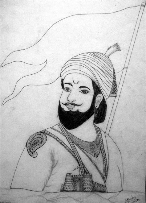 painting shivaji maharaj drawing  colour easy