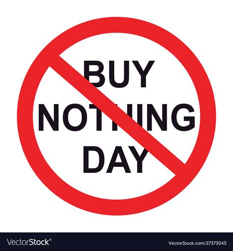 buy  day text  sign stop royalty  vector image