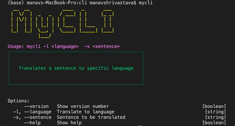 lets build  cli command  interface  nodejs  manav
