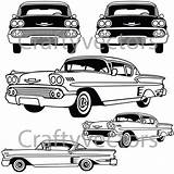 Impala 1958 Bel sketch template