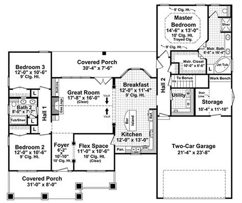 craftsman style house plan  beds  baths  sqft plan   houseplanscom