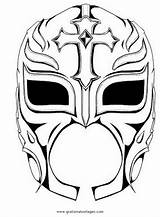 Mysterio Mascaras Wrestling Lucha Luchadores Woo Colorear Moldes Carnaval Bordar Como Luchador Sketchite Fazer Sfx Máscara Masque Parties Clipartmag sketch template