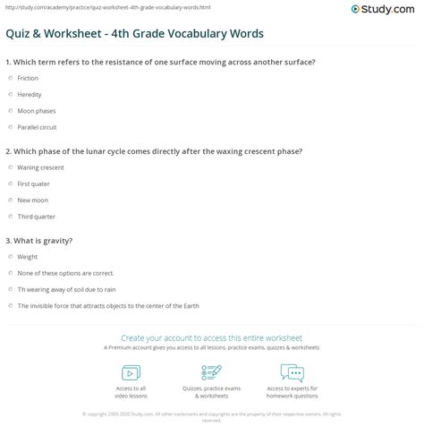 vocabulary  grade  grade test prep   grade math vocabulary