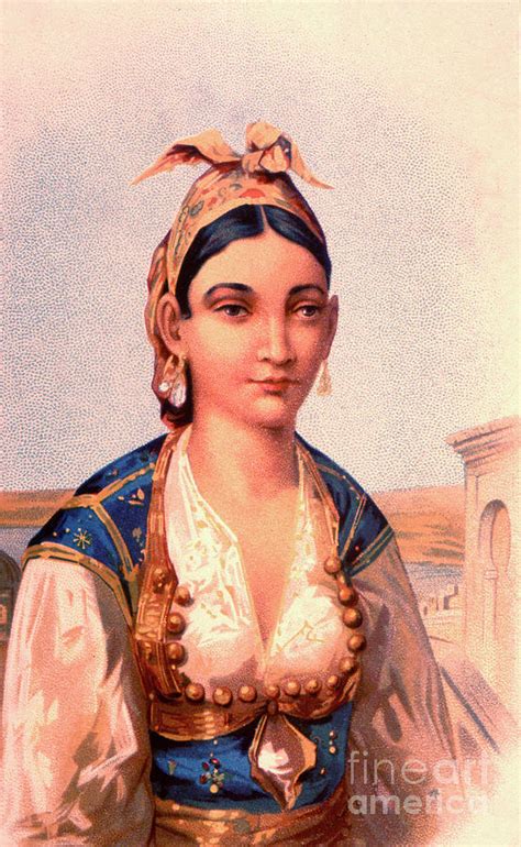 19th Century Jewish Algerian Woman Photograph By Collection Abecasis