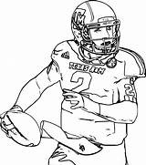 Coloring Pages Nfl Printable Football California Popular sketch template