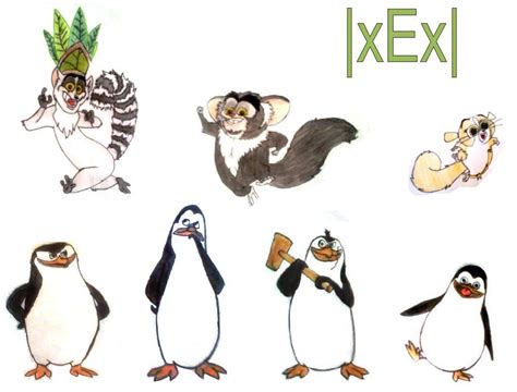 Sketch Penguins Of Madagascar Complete By