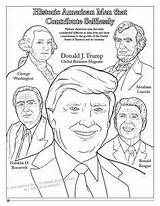 Presidents Coloringfolder sketch template