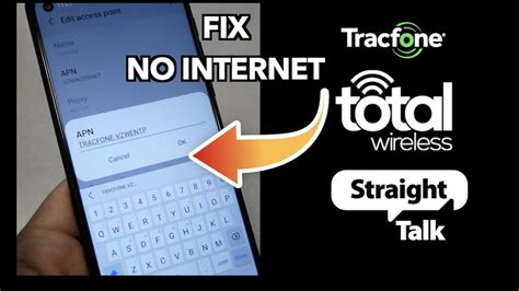 fix  internet apn settings  tracfone straight talk total