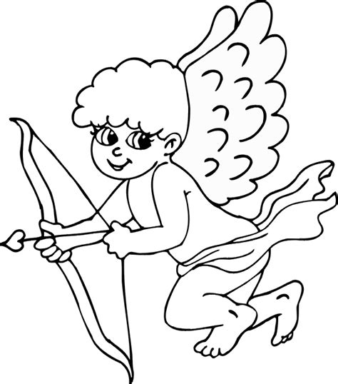 cupid valentines coloring pages disney coloring pages