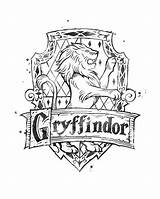 Logo Gryffindor Harry Potter Coloring Crest Dessin Hogwarts Coloriage Print Pages Drawings Watercolor Fineartamerica Printable Comments Blanc Noir Et Houses sketch template