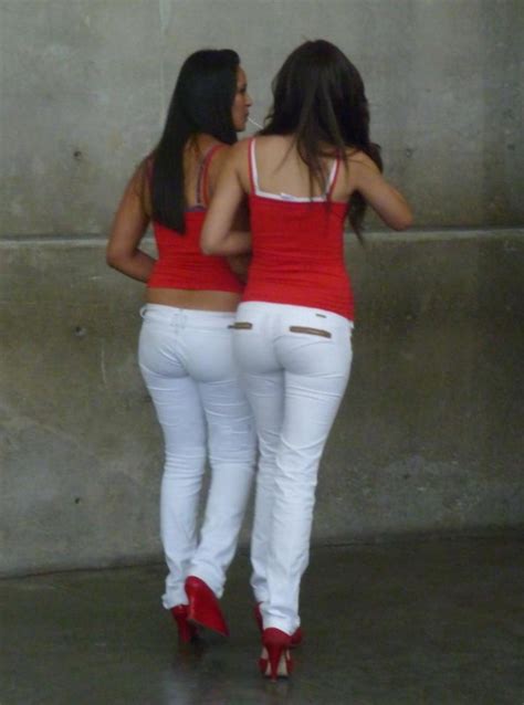 goddesses in tight white pants