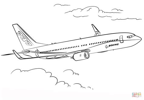 boeing  coloring page  printable coloring pages