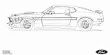 Ford Coloring Car Mustang Mach 1970 Focused Infiniti Enjoy Crafts Paper These Hagerty sketch template