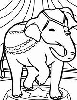 Zirkus Ausmalbild Clipartbest Elephants Clipartmag sketch template