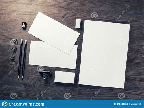 blank business stationery stock image image  concept