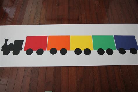 toddler approved shape train matching activity