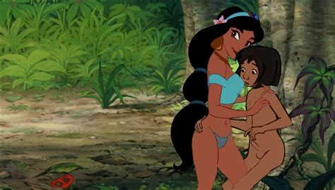 Post 2679266 Aladdin Series Jasmine Mowgli The Jungle Book Crossover