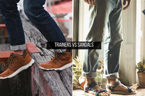 trainers  sandals whats   choice  walking compare