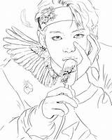 Suga Raskrasil Yoongi Membri Amino sketch template