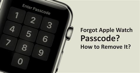 forgot apple  passcode    remove passcode