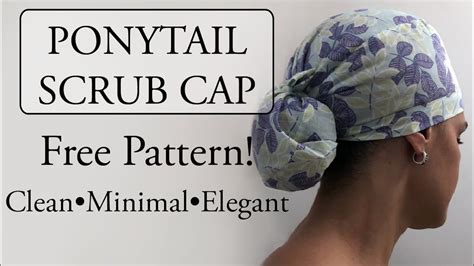 template  printable surgical scrub hat pattern   calendar