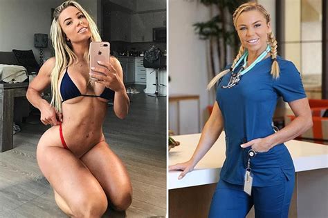 meet the world s hottest nurse who shows off her ultra fit body to 3 6million instagram fans