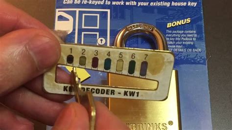 brinks house key padlock picked  gutted youtube