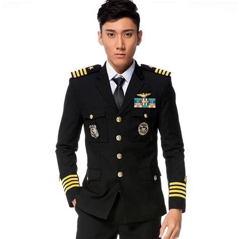 2019 spring autumn fashion mens captain pilot uniforms