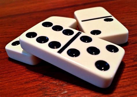 stock photo  domino dominoes game