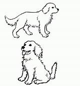 Coloring Dog Pages Digging Hole Ground sketch template