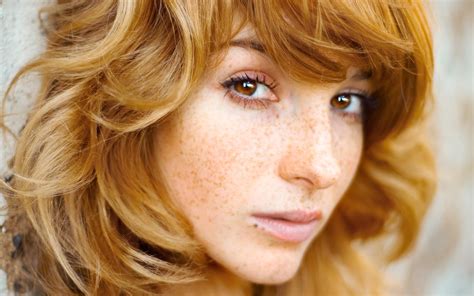 redhead freckles women wallpapers hd desktop and