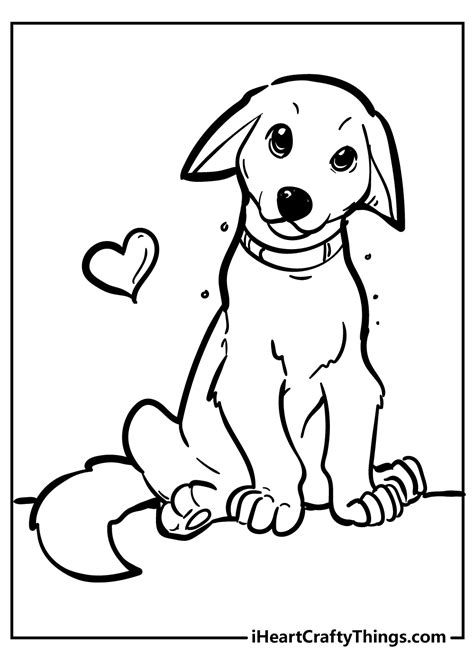 dog coloring pages print