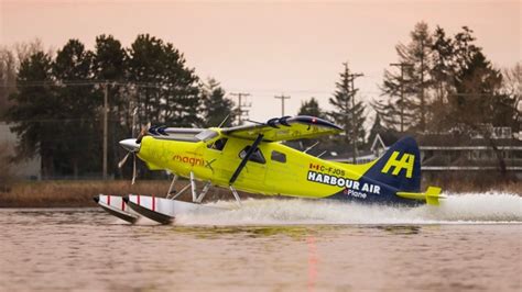 harbour air testing worlds   electric commercial seaplane ctv news