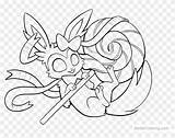 Coloring Sylveon Pages Popular Lines sketch template
