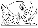 Coloring Pages Animal Print Animals Kids Fish Baby sketch template