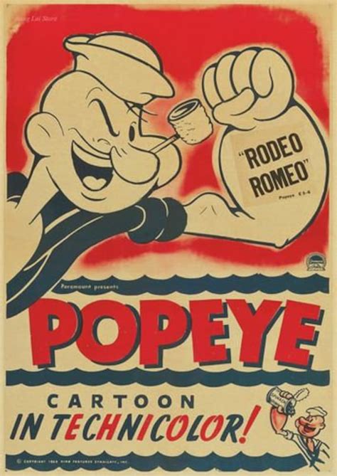 Vintage Popeye Movie Poster A3 Print Etsy