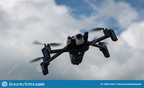 parrot anafi drone   air editorial stock image image  aero flight
