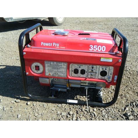 power pro  watt portable generator