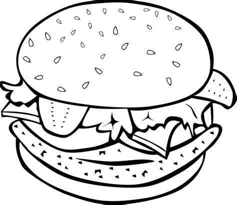 funny food printable coloring pages