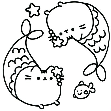 pusheen coloring pages printable educative printable